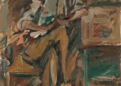 Elaine de Kooning. Bill Brown, 1954. Oil on canvas, 32 x 19 3/4 inches.