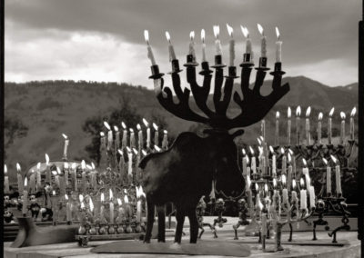 What Does A Jew Do In Jackson Hole? © 2000, Penny Wolin. Gelatin-silver fiber-based print made by th