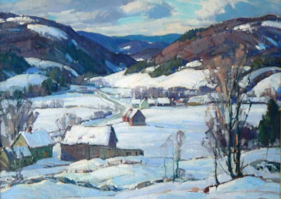 Aldro T. Hibbard Oil on Board "Valley Vermont" 16" x 20"