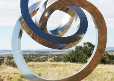Gino Miles Forever, Stainless steel 108x84 inches
