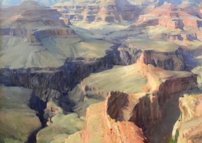 Quang Ho | "Grand Canyon in May" | Oil on panel, 46 x 46 in