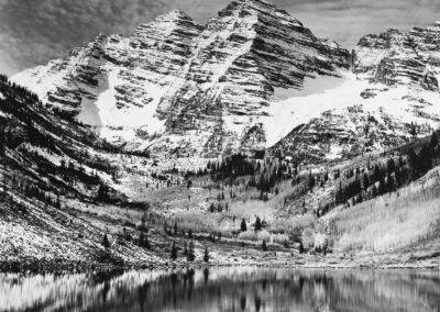 Ansel Adams "Maroon Bells, 1951"