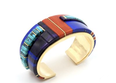 Charles Loloma Kachina Mask Bracelet