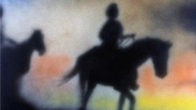 PHOTO: Ed Ruscha, Cowboy Picture, 2013. (Photo via Imago Gallery)